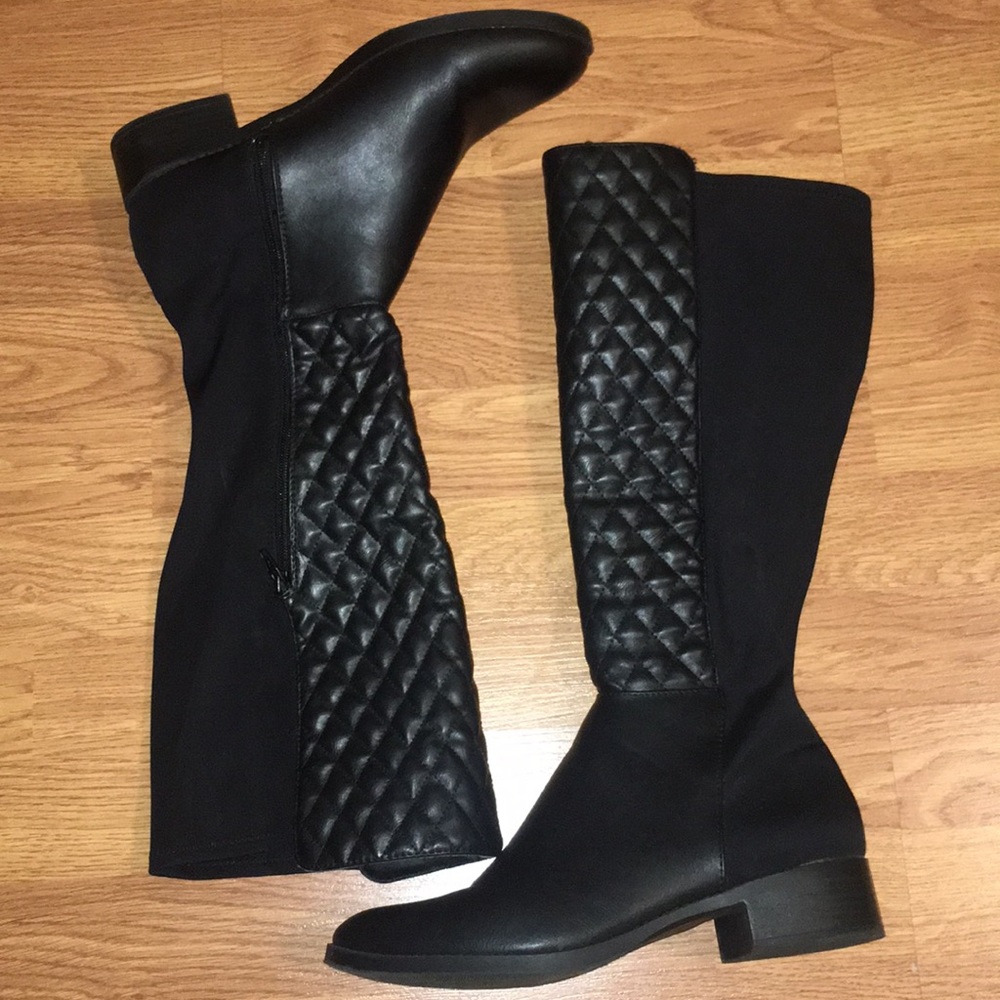Quilted Stretch Riding Boot